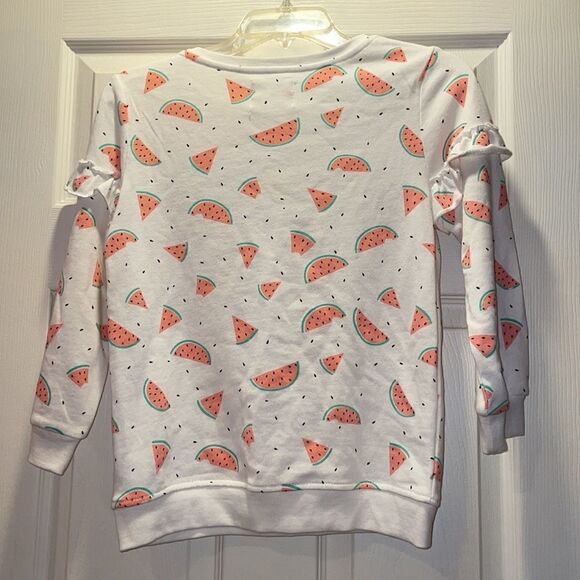 Sovereign Code Harlow Watermelon Ruffle Sleeve top - Picture 5 of 7